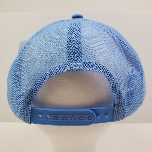 Bass Pro Shops Snapback Hat Mesh Logo Fishing Baby Blue NWT - Picture 7 of 12